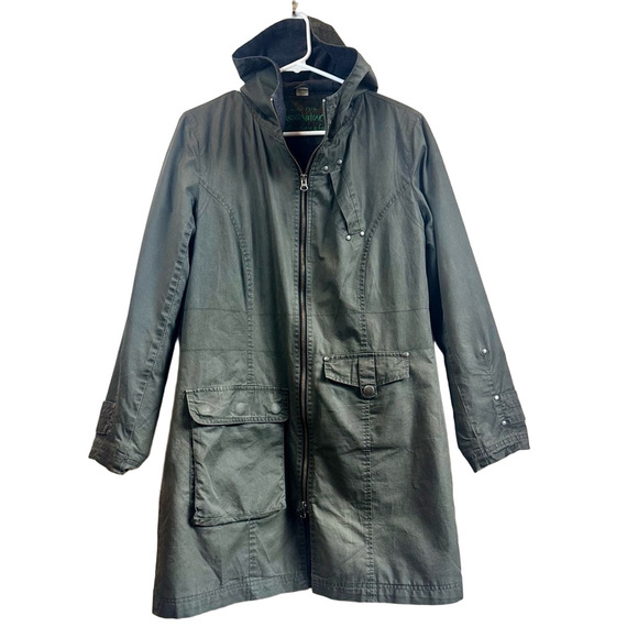 HESSNATUR Flannel-Lined Parka with Hood
